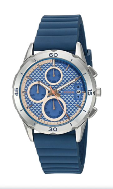 Urrem Fossil ES3982 Silikone Blå 20mm